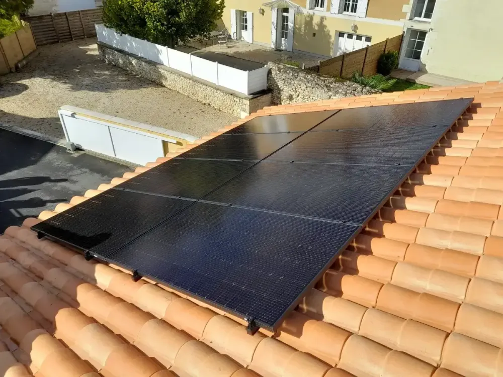 Panneau solaire à Bignoux